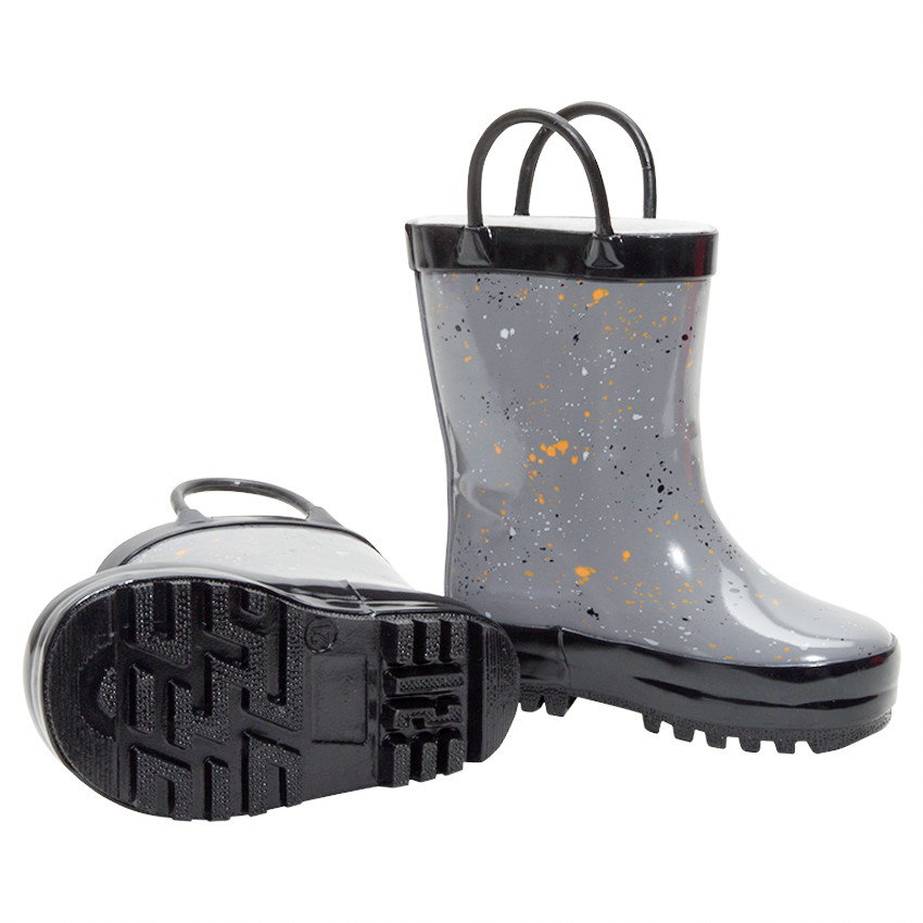 Bottes de pluie avec effet tache de peinture et print loup du 24 au 29  