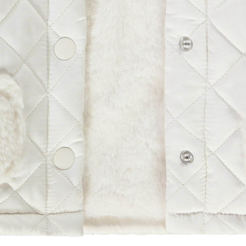Veste en toile matelassée pour bébé fille 