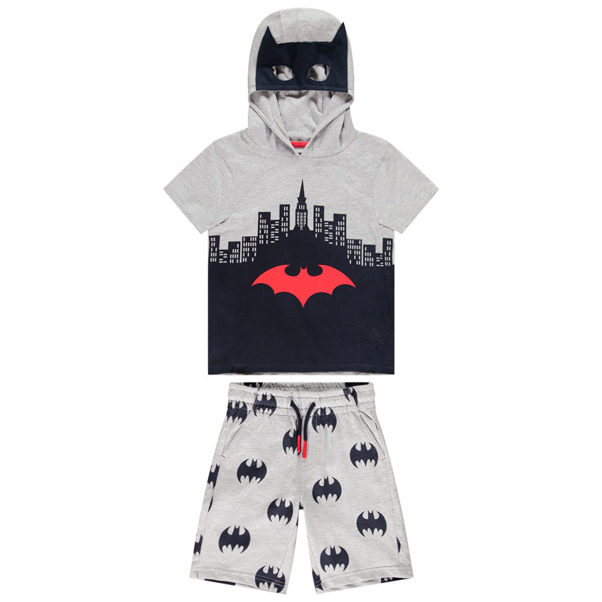 Ensemble de plage avec capuche ludique Batman pour garçon Main Ensemble de plage avec capuche ludique Batman pour garçon