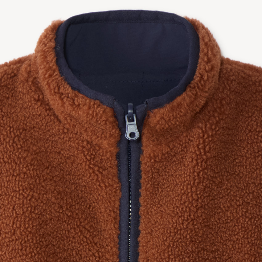 Veste sans manches réversible garçon 
