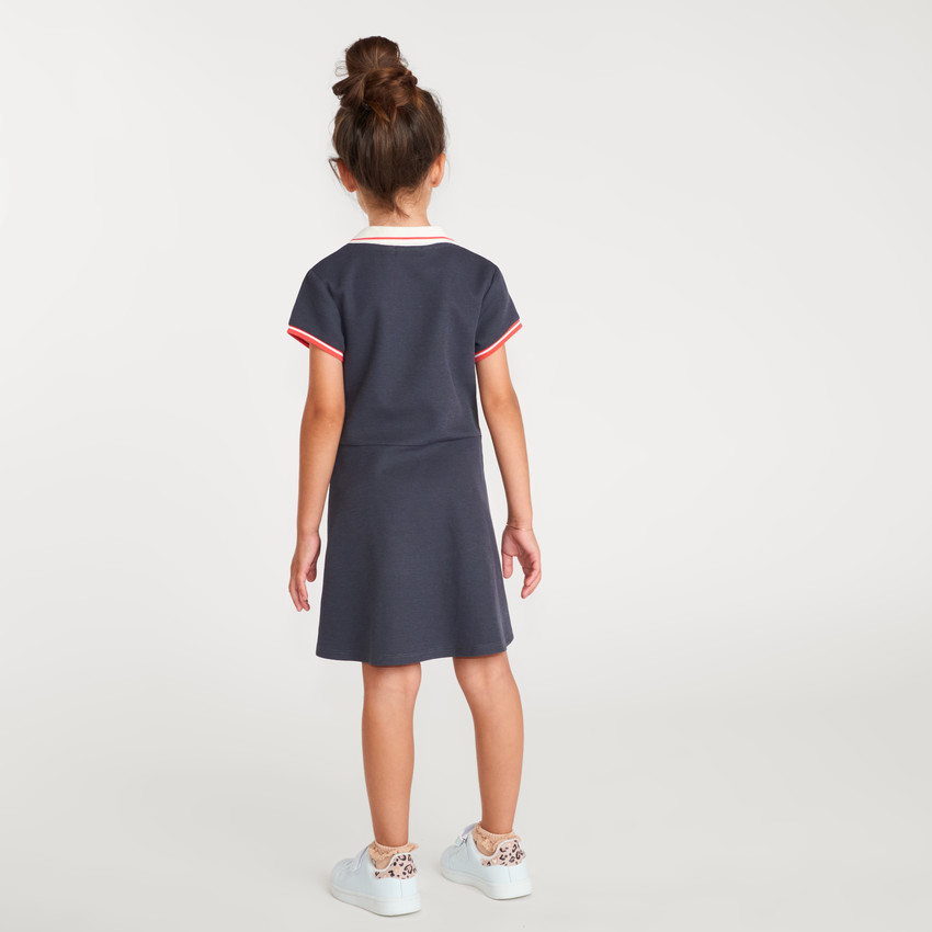 Robe tennis fille à manches courtes avec broderie Hello Kitty 