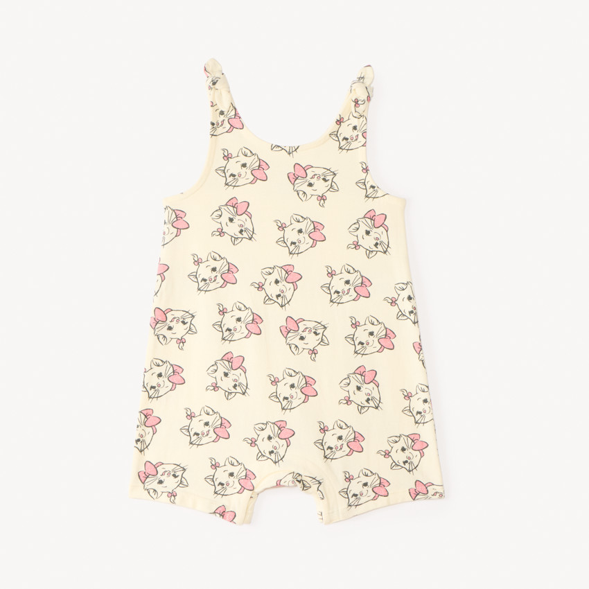 Combinaison courte à bretelles Marie Disney pour bébé fille  