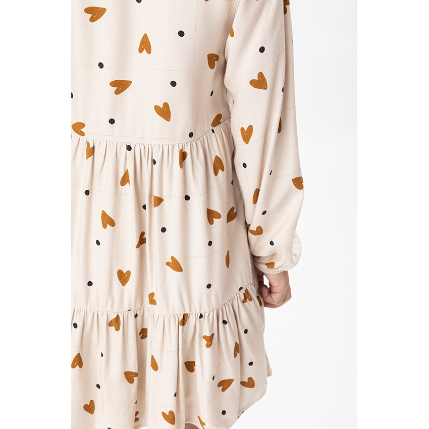 Robe chemise manches longues fantaisie pour fille  