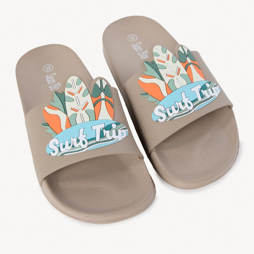 Claquettes surf en relief pour garçon 