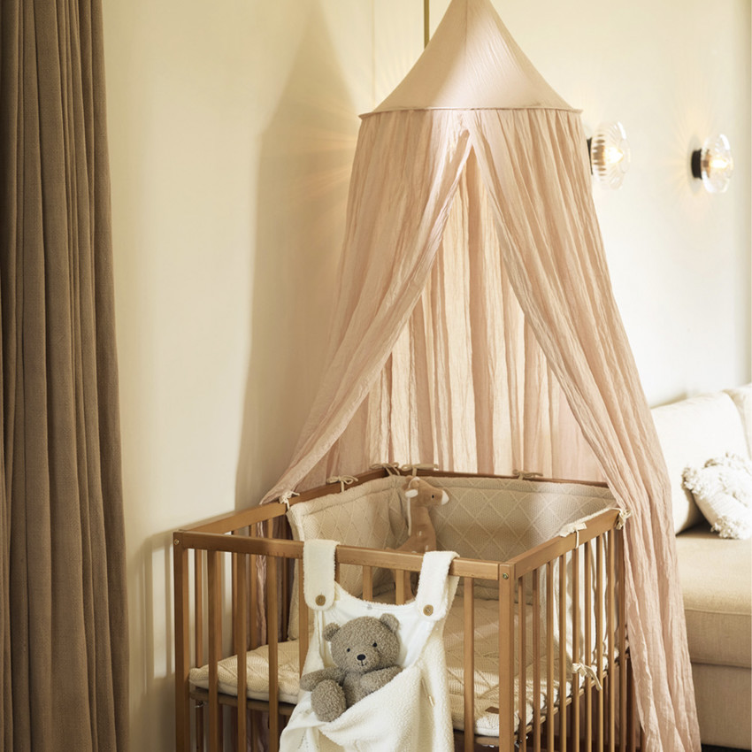 Ciel de lit et moustiquaire Vintage 245cm Wild Rose 