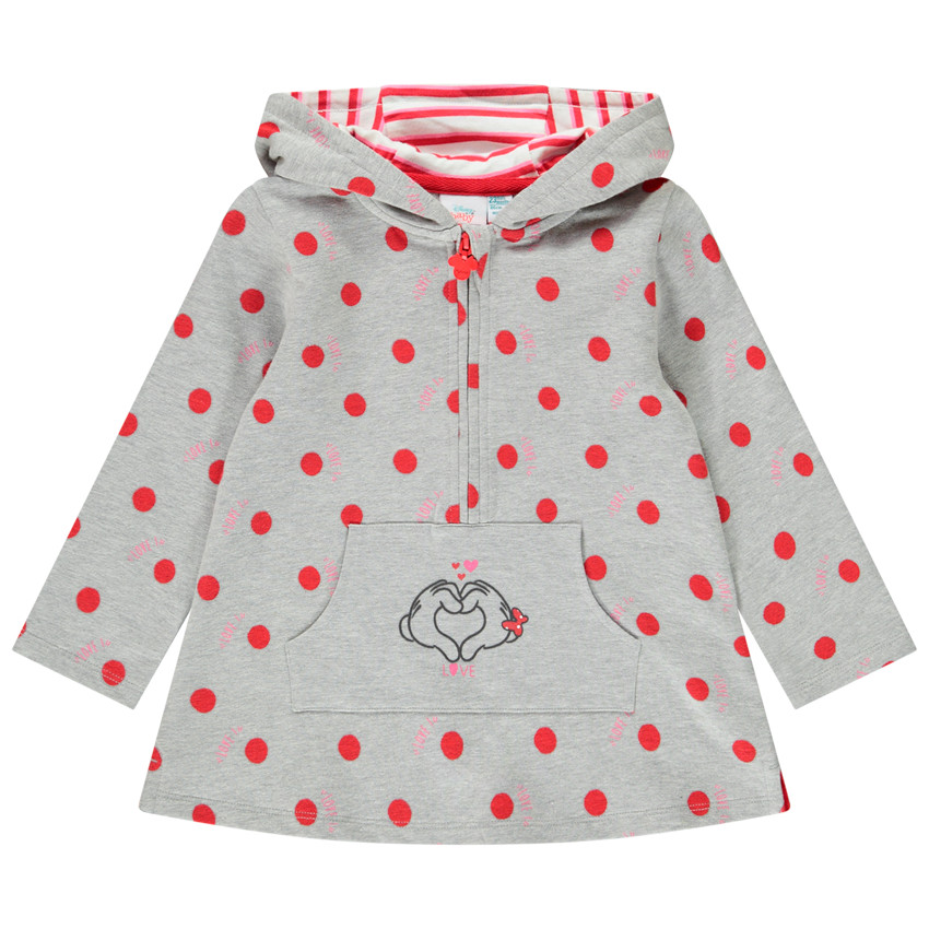 Ensemble avec tunique à pois et legging motif Minnie Disney 