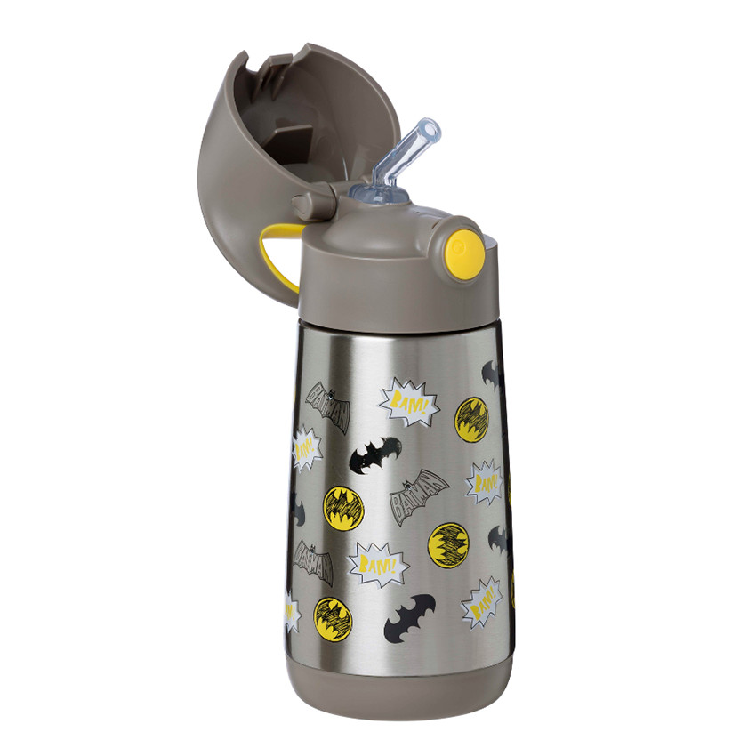 Gourde isotherme avec paille 350ml Batman 