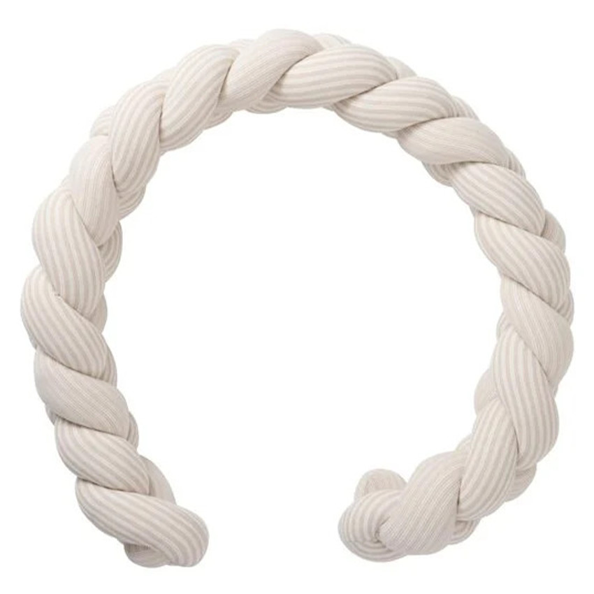 Tresse décorative ouatinée Soft Stripes Ecru Galet 