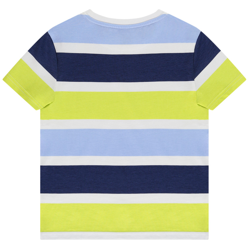 T-shirt manches courtes à rayures pour garçon 