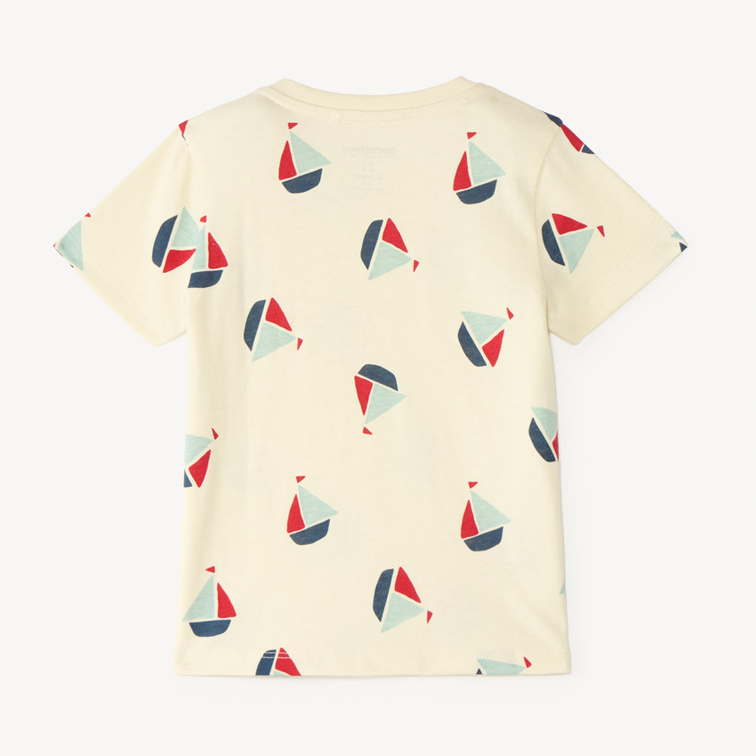T-shirt manches courtes imprimé fantaisie pour bébé garçon 