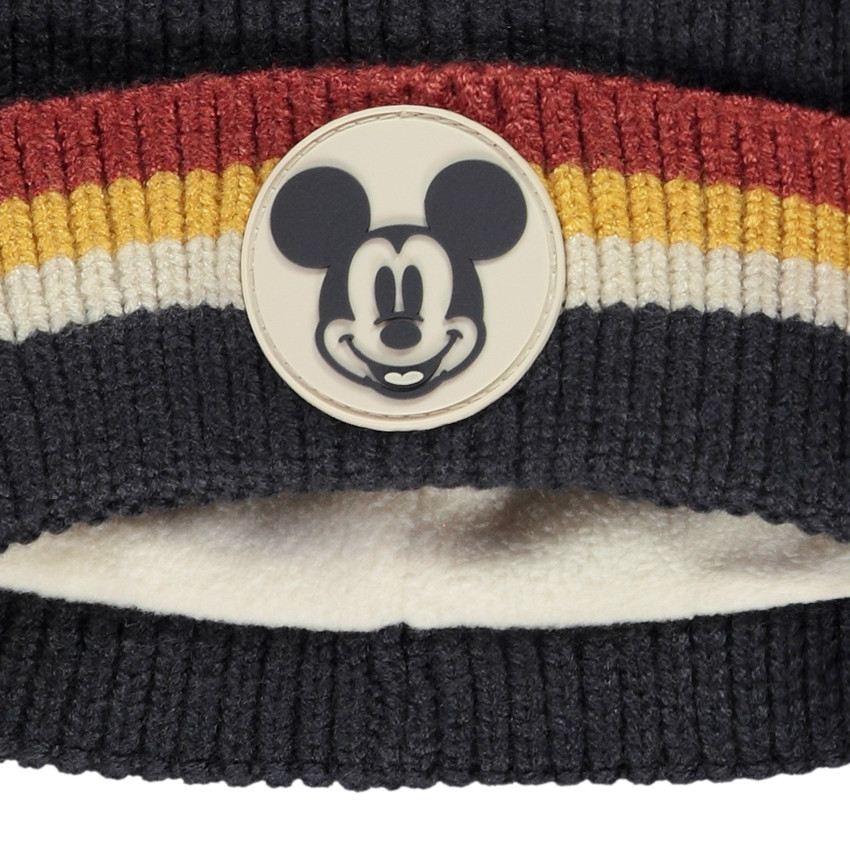 Bonnet Mickey Disney + gants fantaisie assortis pour garçon 