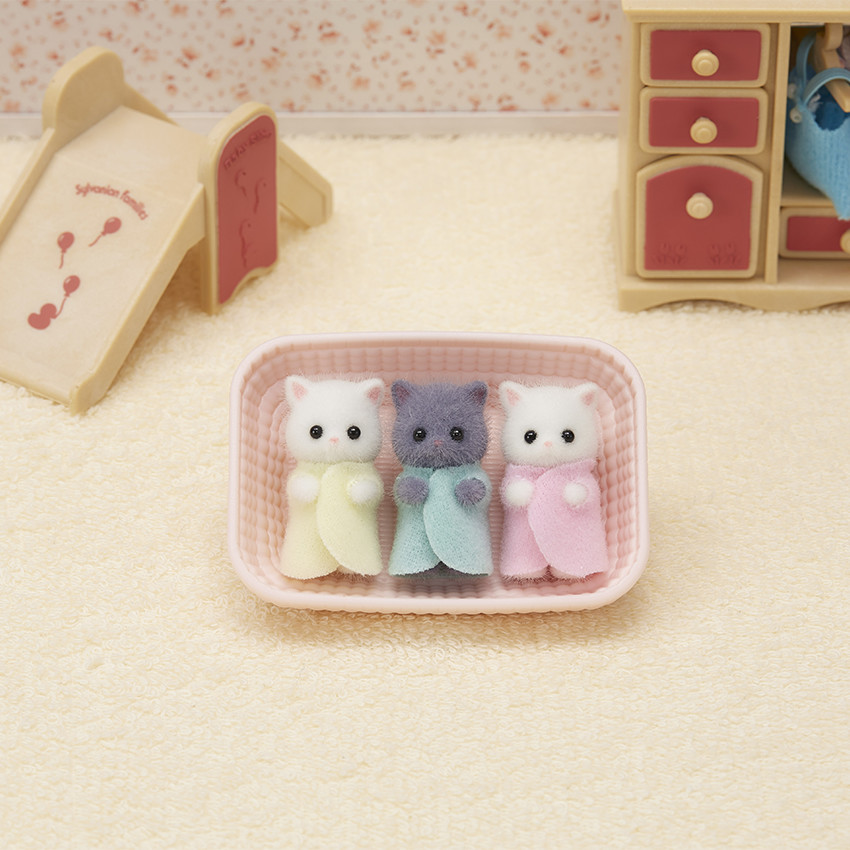 Figurine les triplés chat persan  