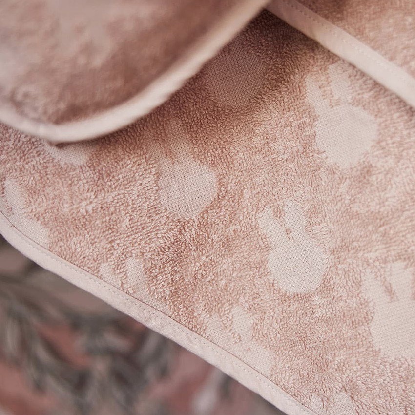 Cape de bain éponge en jacquard Miffy wild rose 
