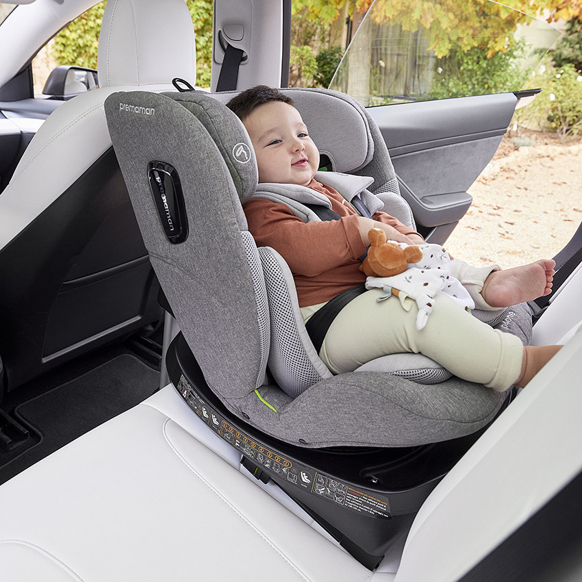 Siège-auto pivotant i-Size 40-150 cm P4One Xelium gris 