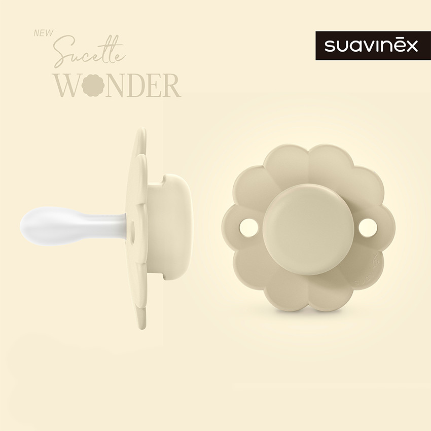 Sucette silicone réversible SX Pro 0-6M Wonder whitecap gray 