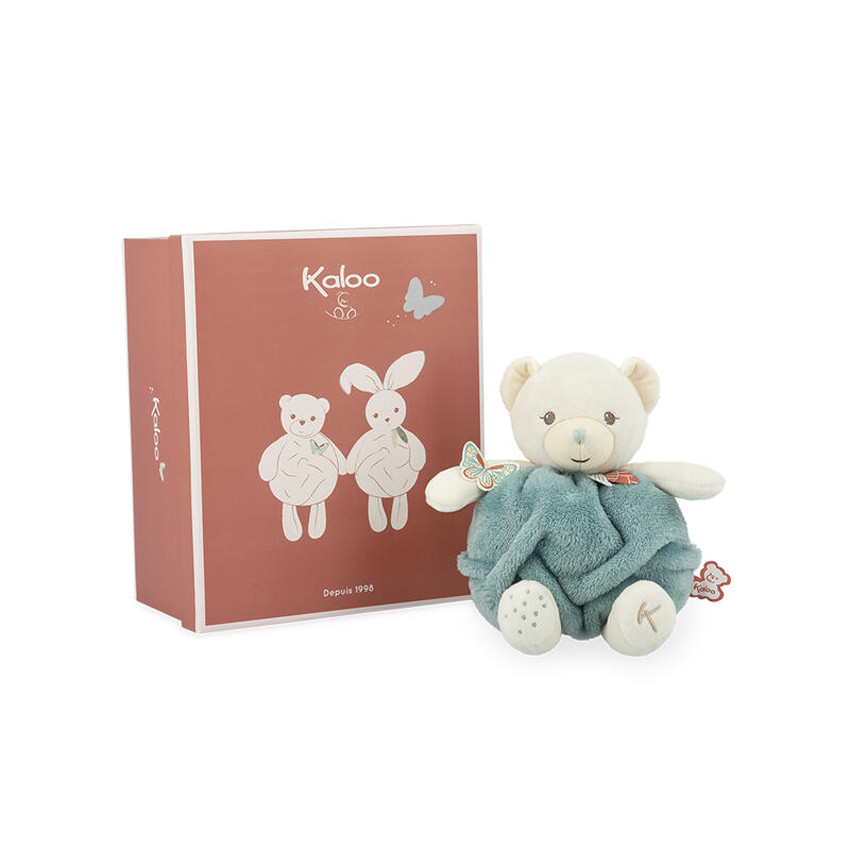 Doudou bulle d'amour ours vert 23 cm 
