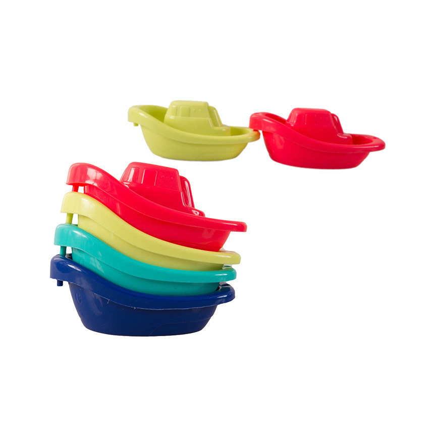Coffret de Bain avec gobelets, bateaux et singes Main Coffret de Bain avec gobelets, bateaux et singes