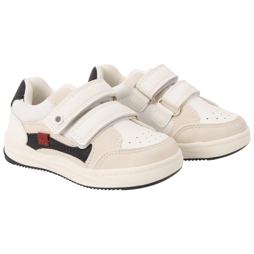 Baskets de sport en suédine à scratchs pour bébé garçon 