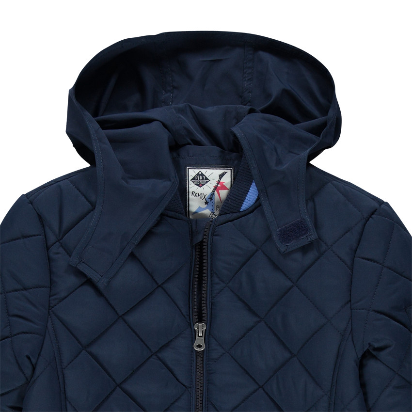 Junior - Blouson style teddy effet matelassé à poches 