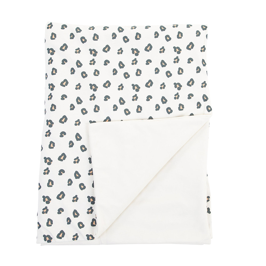 Couverture en jersey 80 x 100 cm - Léopard  