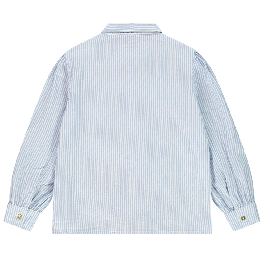 Chemise manches longues à rayures pour enfant fille 