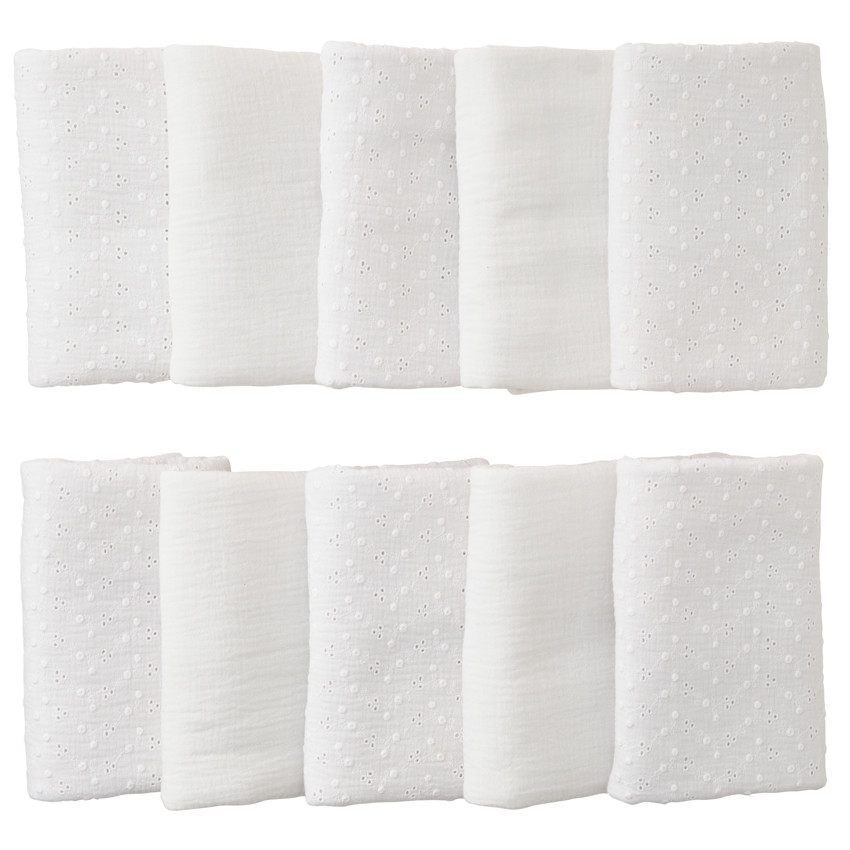 Tour de lit avec 10 protèges barreaux Vintage Chic 