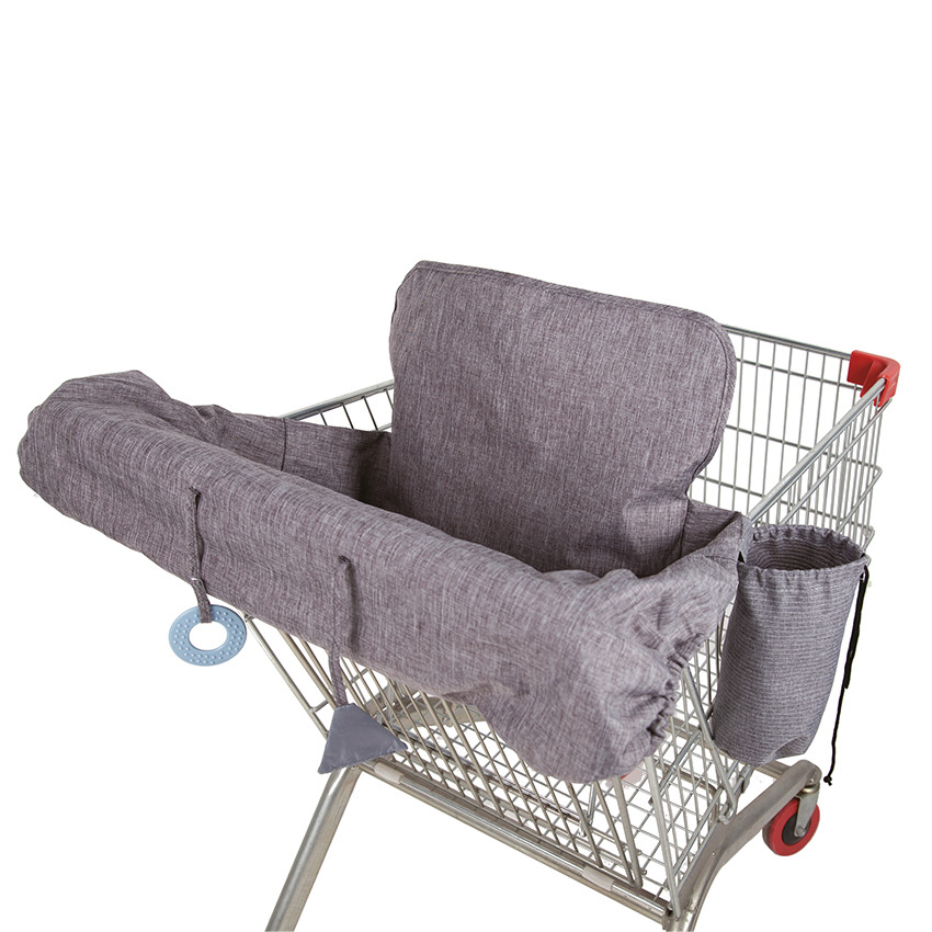 Protège chariot pour bébé, 2 en 1 Housse de protection pour siège de  chariot et chaise haute, Lavable et durable, pour la sécurité et le confort  des enfants en supermarché et shopping.