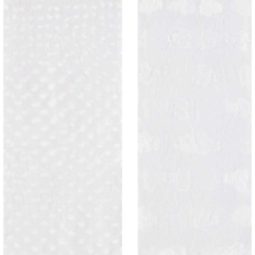 Lot de 2 paires de collants fins imprimé en relief pour bébé fille 