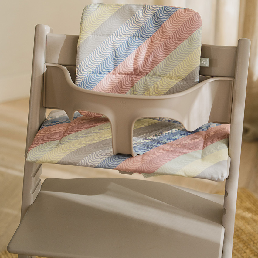 Coussin de chaise Tripp Trapp - Rayures multicolore 