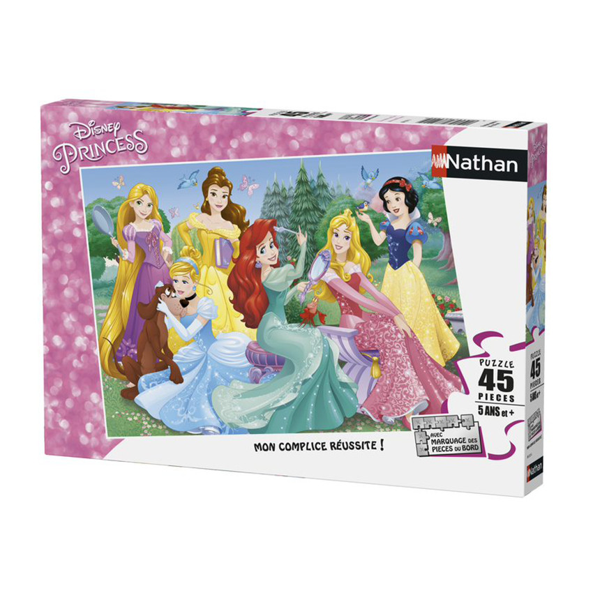 Puzzle 45 Pièces Rencontre Avec les Princesses Disney Nathan 