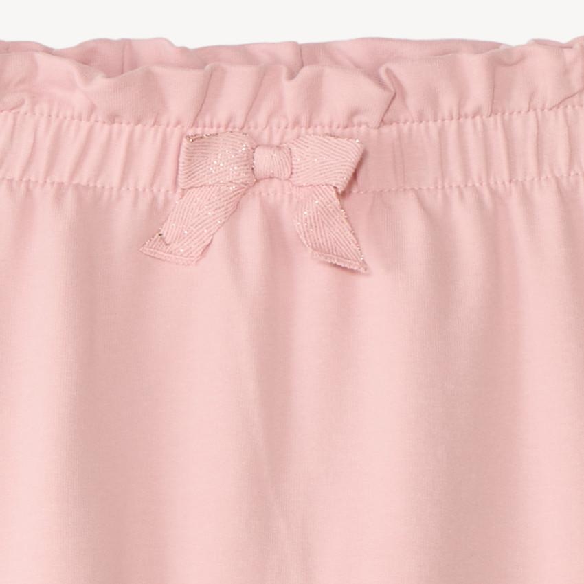 Pantalon jogging bébé fille uni 