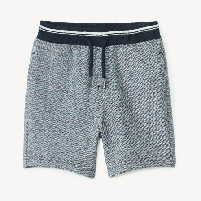 Bermuda en maille piquée uni pour bébé garçon