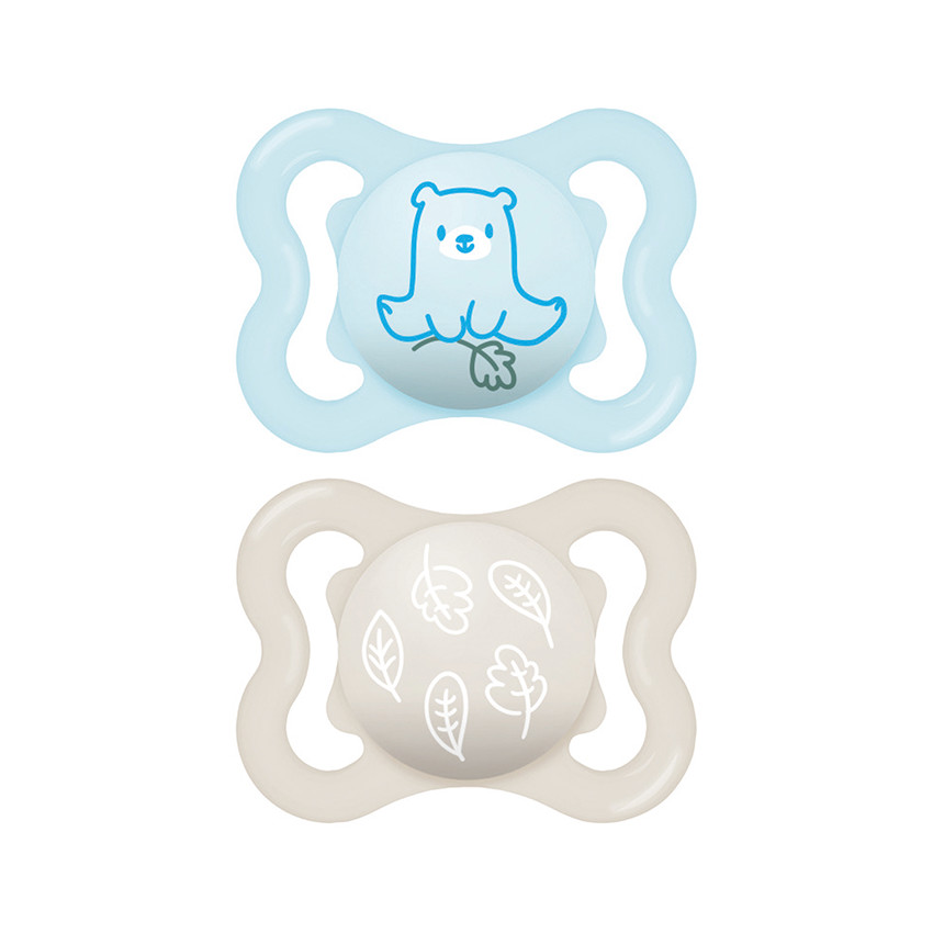 Lot de 2 sucettes silicone Suprême 2-6M (modèle aléatoire) 