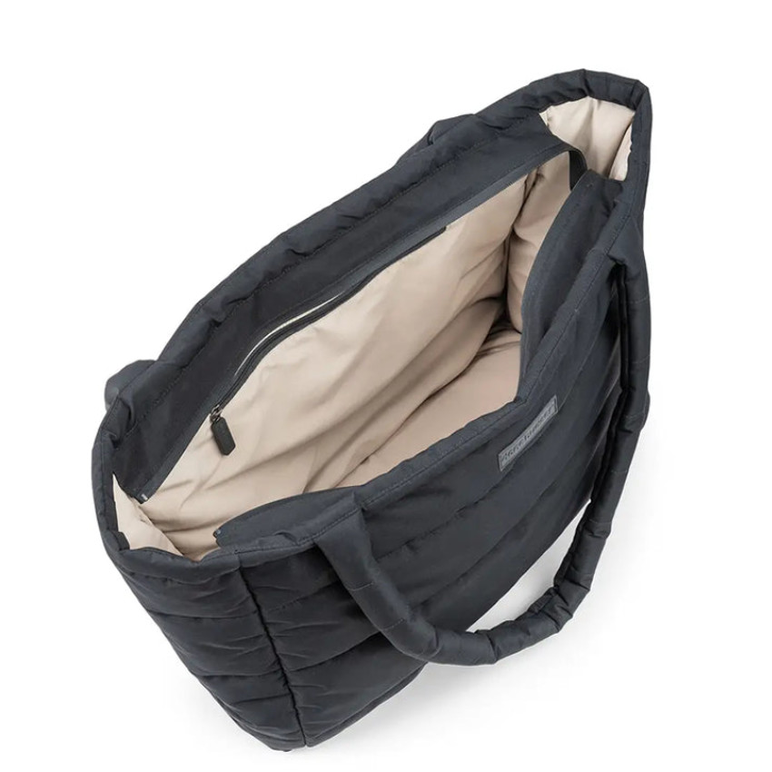 Sac à langer fourre-tout matelassé Noir 