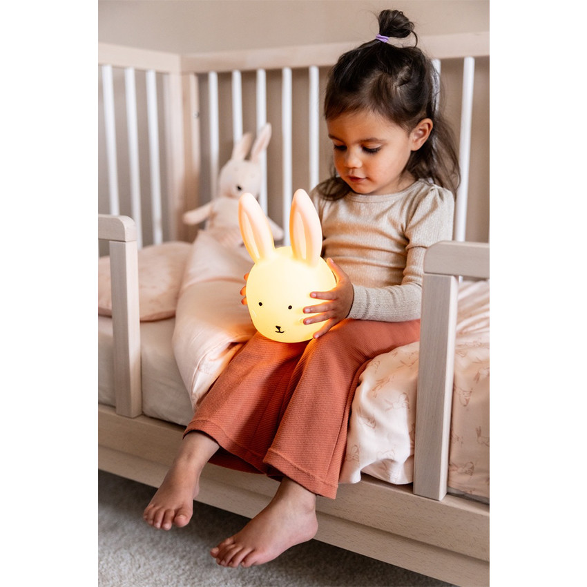 Veilleuse sans fil rechargeable Mrs Rabbit - Rose (Trixie) - Image 3