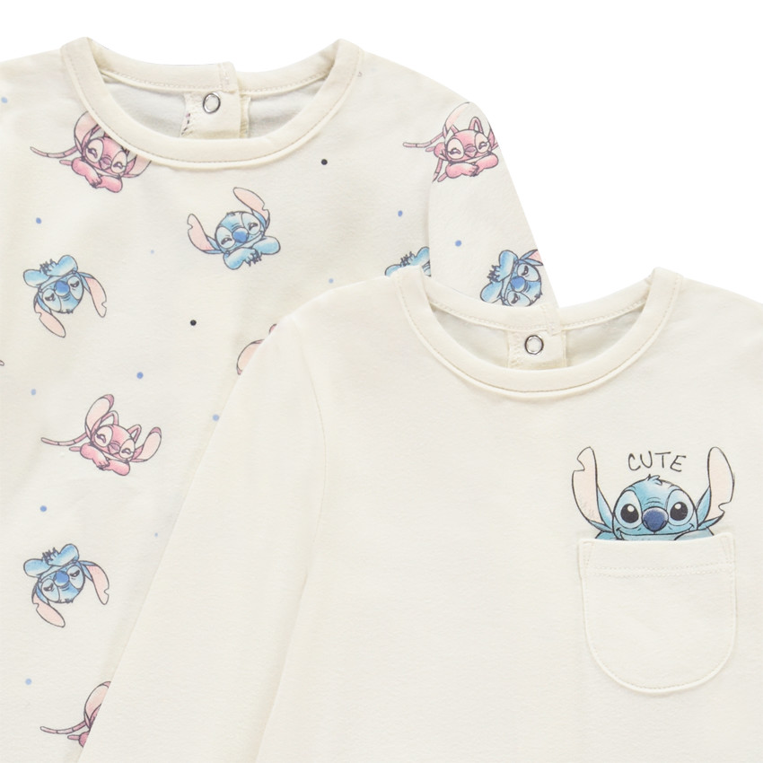 Lot de 2 dors-bien Stitch & Angel Disney pour bébé 