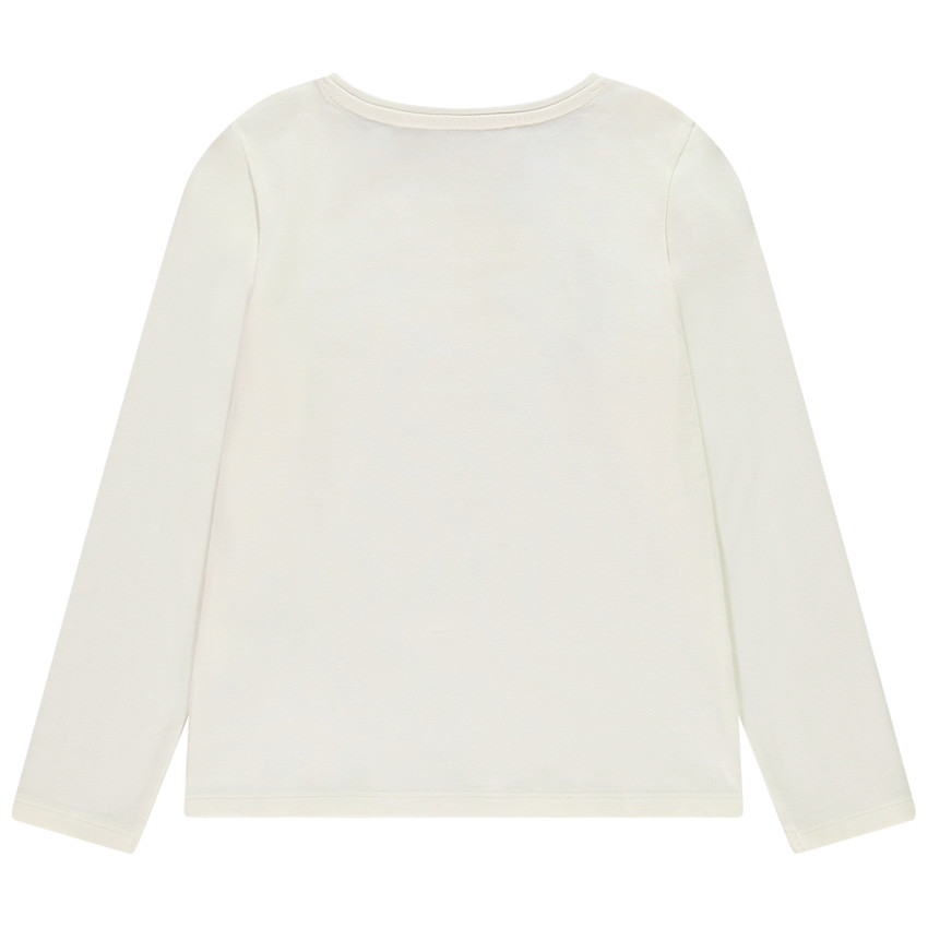 T-shirt manches longues print floral pour fille 