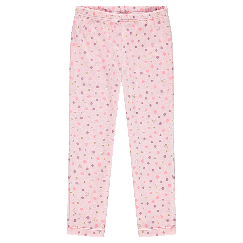 Pyjama en velours avec print SmileyWorld 
