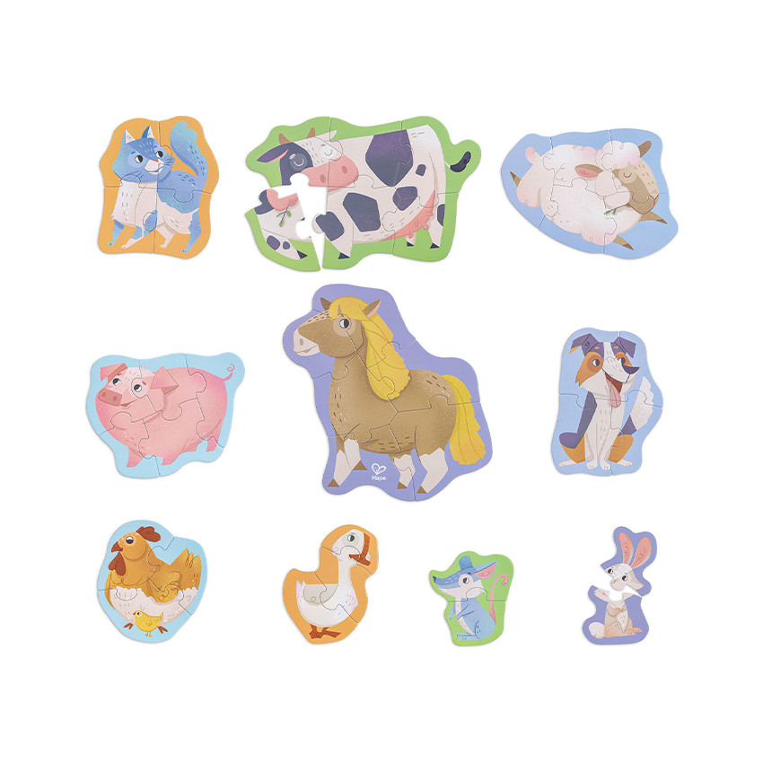 Puzzle les animaux de la ferme