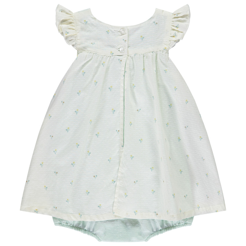 Combinaison courte robe effet 2 en 1 fantaisie pour bébé fille  