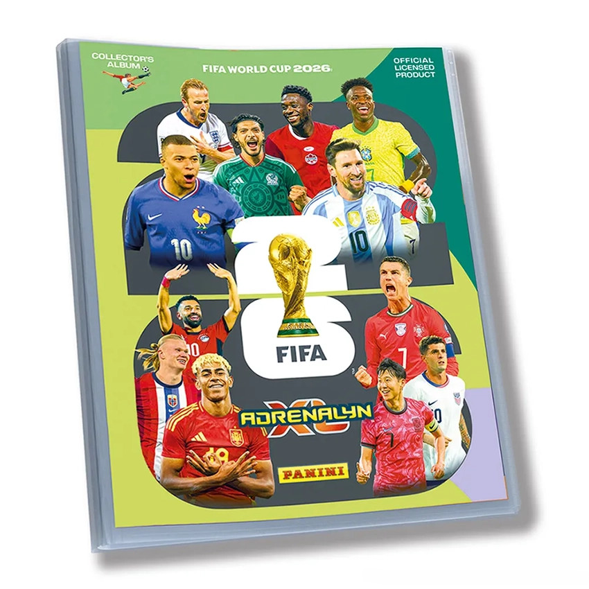 Pack Adrenalyn XL™ Coupe du monde de la FIFA 2026 classeur + 2 pochettes de cartes  