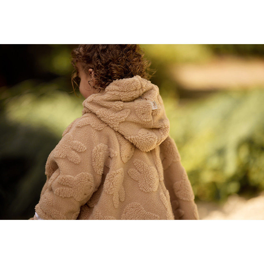 Poncho 12/36mois Miffy Jacquard Teddy Biscuit 