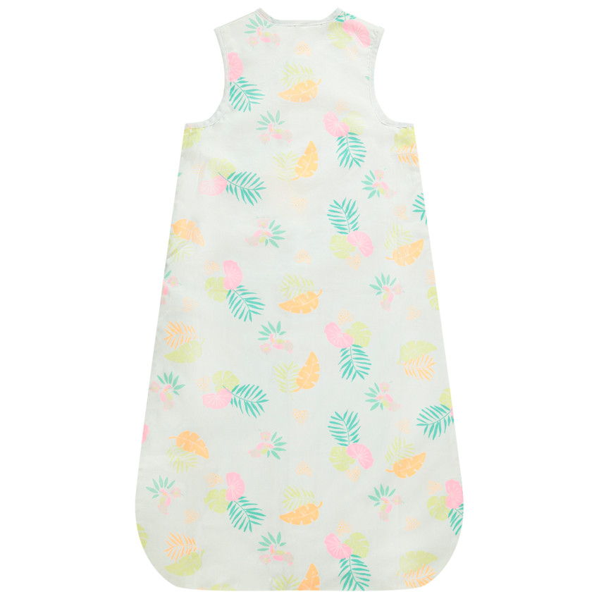 Gigoteuse en seersucker imprimé tropical TOG 0.5 pour bébé fille 