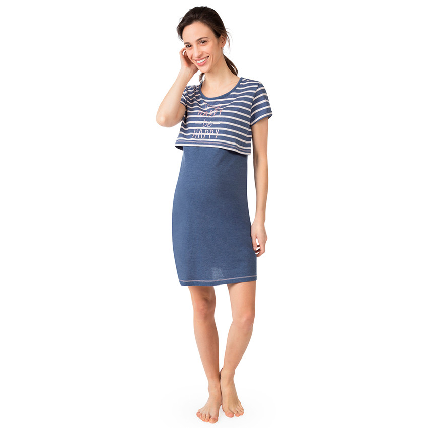 Chemise de nuit allaitement orchestra top