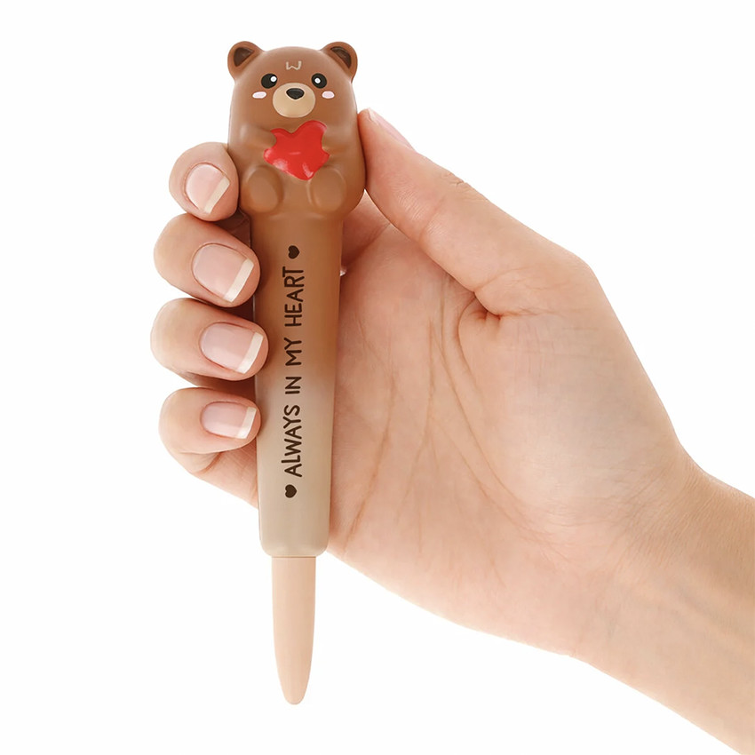 Stylo antistress à encre gel - Teddy Bear 
