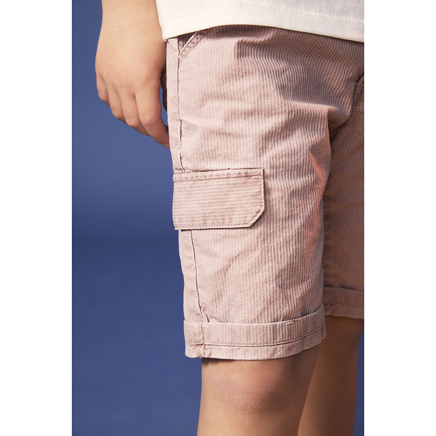 Bermuda en toile de coton pour garçon 