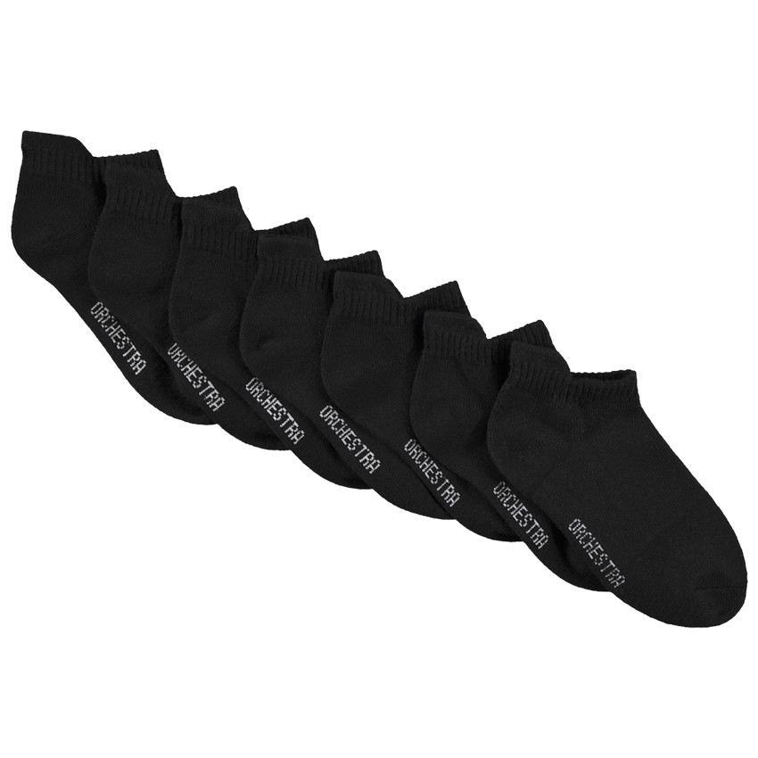 Lot de 7 paires de chaussettes courtes unies 