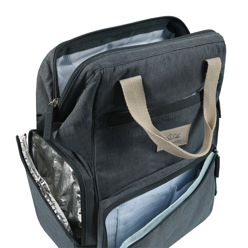Sac à langer BackPack - Bleu Ardoise 