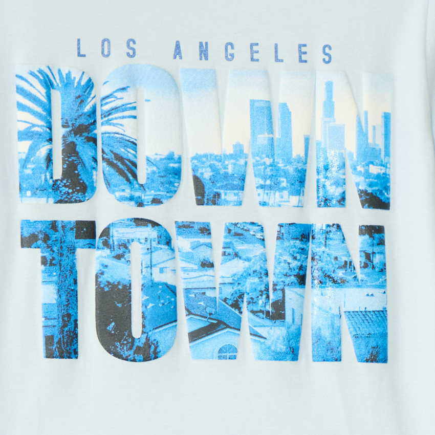 T-shirt manches courtes photoprint Los Angeles pour garçon 