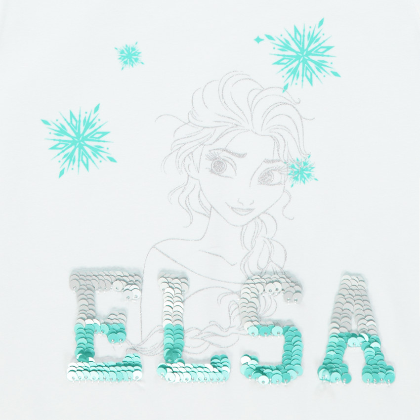 Ensemble à débardeur print Elsa Disney en sequins magiques 